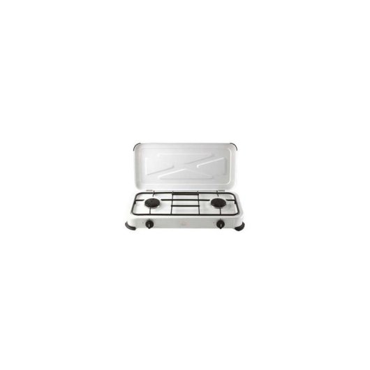 Piastra da cucina a gas DCG Eltronic EKP2422 Bianco 2 zone Piano