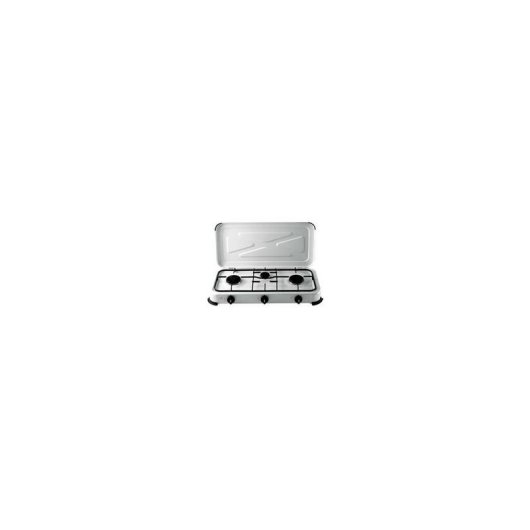 Piano cottura DCG Eltronic EKP 2423 3 fuochi nero bianco
