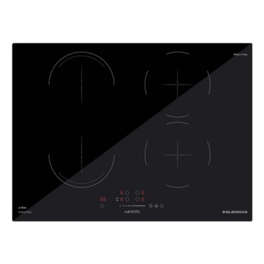 Placa de inducao GLEM GAS GTI741BSL 70 cm 4 zonas preta
