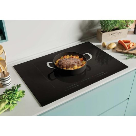 Induktionskochfeld Candy Cook 800 80 cm 5 Zonen Schwarz