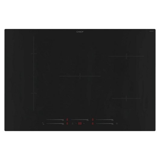 Induktionskochfeld Candy Cook 800 80 cm 5 Zonen Schwarz