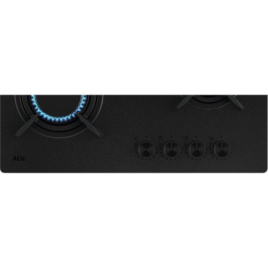 Table de cuisson AEG HKB64423NL 4 feux 60 cm verre noir