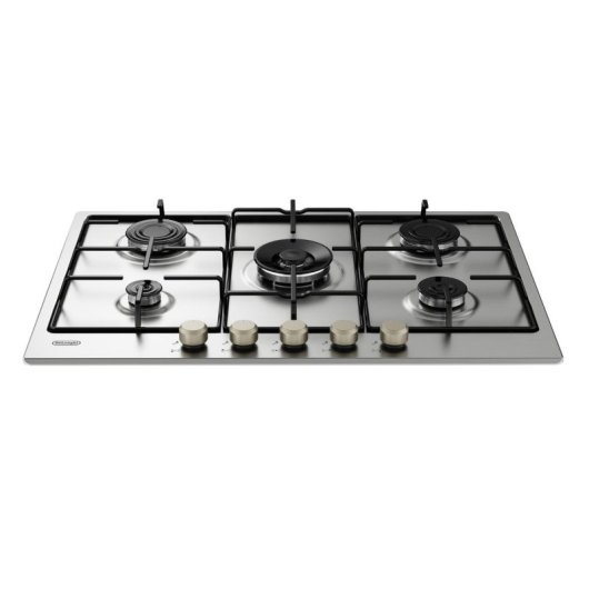 Placa de gas De'Longhi YLG 75 F 5 queimadores inox 75 cm