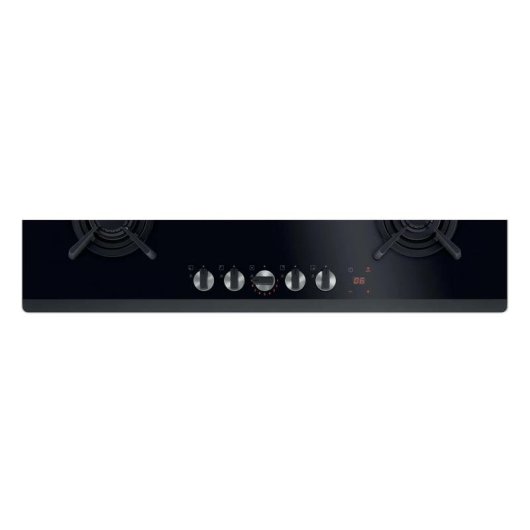 Plaque gaz Electrolux KGG953753K 90 cm, 5 foyers, verre noir