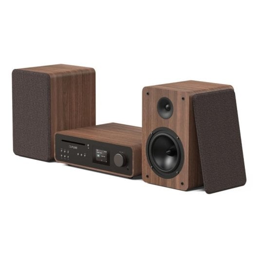 Microchaine PURE Classic Stereo 50 W RMS Wi-Fi Bluetooth CD DAB+
