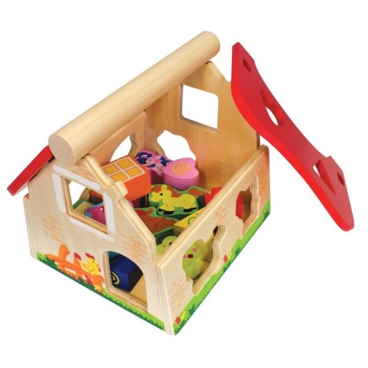 Jeu de construction Eichhorn Ferme 15 pieces multicolore