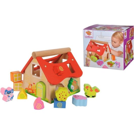 Jeu de construction Eichhorn Ferme 15 pieces multicolore