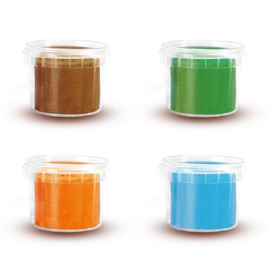 Pâte à modeler SES Creative Feel Good Nature 4 x 90 g Vegan Sans gluten 4 couleurs