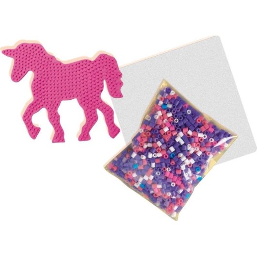 Kit de perles SES Creative Chevaux Fantaisie 1200 pièces phosphorescentes