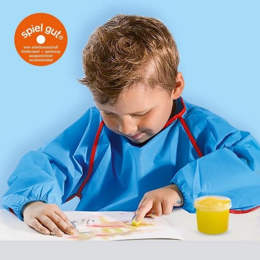 Pintura de dedos SES Creative 6 colores Lavable Sin gluten 120 ml