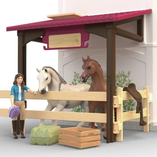 Set Giocattolo Schleich Horse Club 42785 Villa Lakeside e paddock Multicolore Plastica