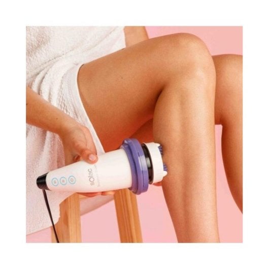 Massageador Solac Sculptural Brush ME7715 tripla acao 5 cabecas