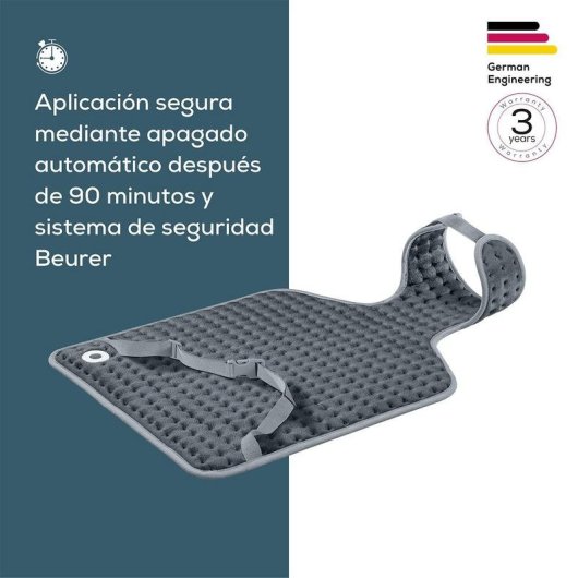 Couverture chauffante Beurer HK-64 Cosy 100 W Gris marengo