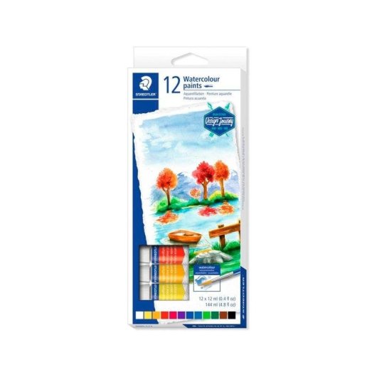 Set Acuarelas Staedtler Design Journey 12 Tubos 12 ml