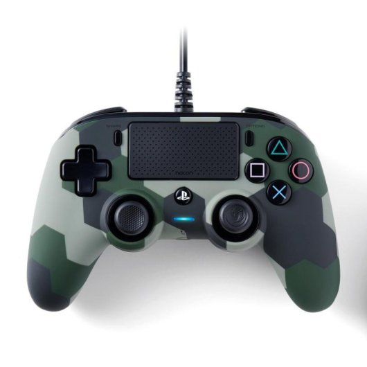 Mando gaming NACON Wired Compact PS4 y PC Cable Camuflaje