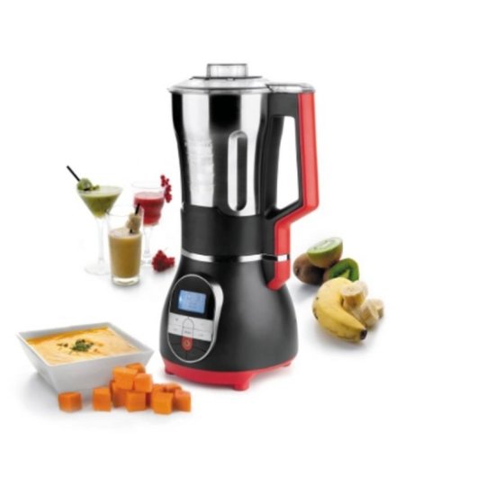 Batidora para Sopas Lacor 69380 1,7 L 450 W Negro/Rojo Acero Inoxidable
