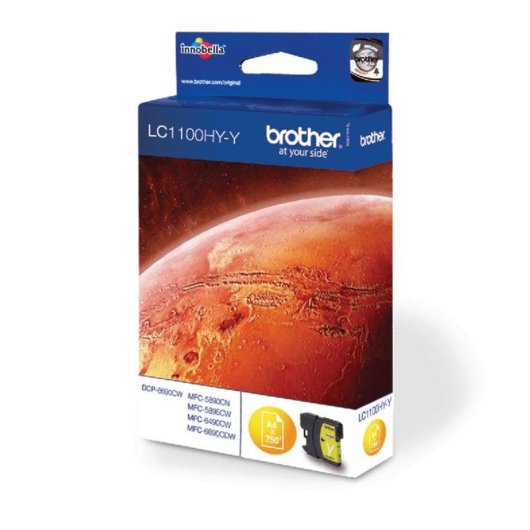 Cartucho de tinta Brother Amarillo Alto Rendimiento XL Tinta Pigmentada