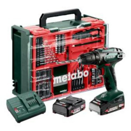 Taladro pistola Metabo BS 18 18 V 2 Ah Li-Ion 1600 rpm 10 mm 48 Nm