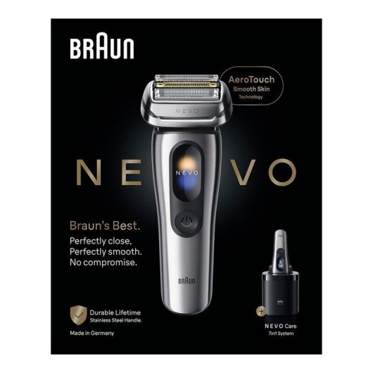 Rasoir Visage Braun NEVO15000C Sans Fil Indicateur Batterie