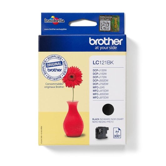 Cartucho Brother LC121BK Preto 300 paginas