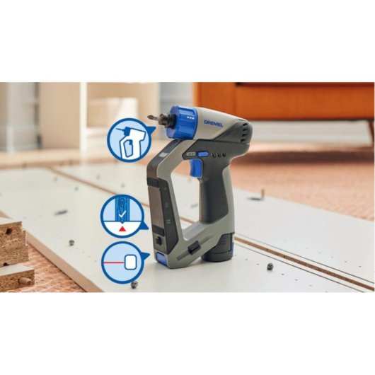 Trapano Dremel F013DD12JA 12 V Brushless 2 Ah 800 giri/min 15,8 mm
