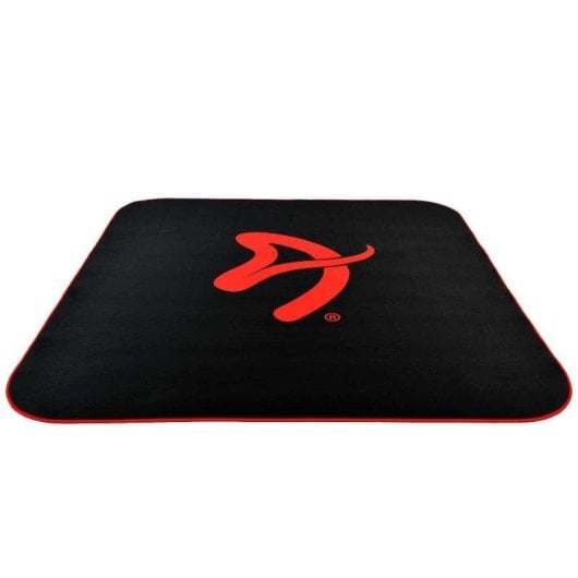 Alfombrilla Arozzi Zona Square Floor Pad 116 x 116 cm Black Red