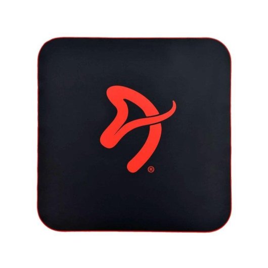 Alfombrilla Arozzi Zona Square Floor Pad 116 x 116 cm Black Red