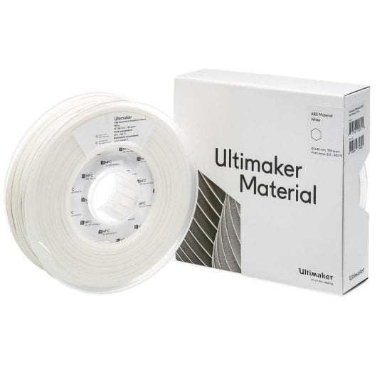 Filamento ABS UltiMaker 1622 blanco 2,85 mm 750 g