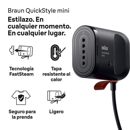 Ferro da stiro verticale Braun GS10710BK Mini iCare Fast Steam 1200 W