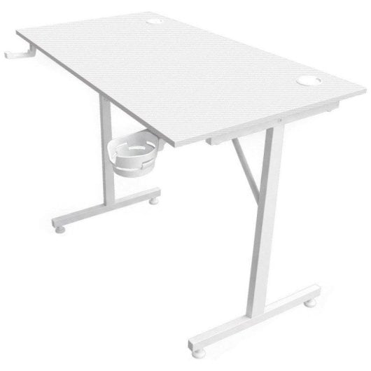 Mesa Gaming Mars Gaming 100 x 60 cm Acero y PB con pasacables