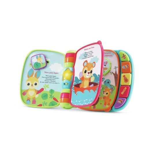 Livre educatif VTech Baby Super Livre enchante, rimes et textures