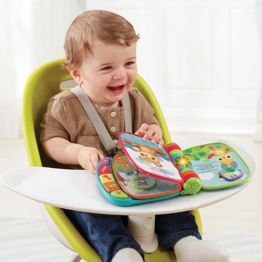 Livre educatif VTech Baby Super Livre enchante, rimes et textures