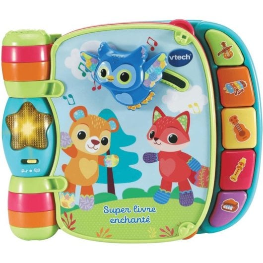 Livre educatif VTech Baby Super Livre enchante, rimes et textures
