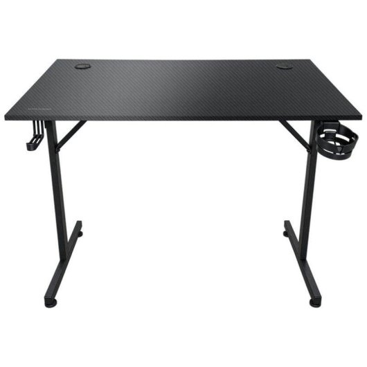 Mesa Gaming Mars Gaming 100 x 60 cm Acero y fibra de carbono con pasacables