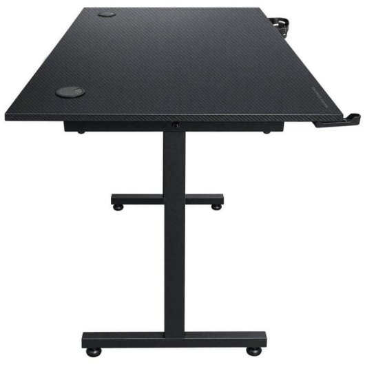 Mesa Gaming Mars Gaming 100 x 60 cm Acero y fibra de carbono con pasacables