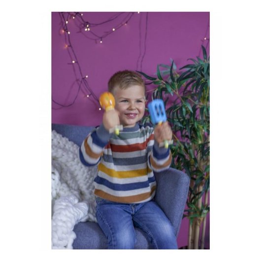 Jouet musical Eichhorn Set de musique multicolore