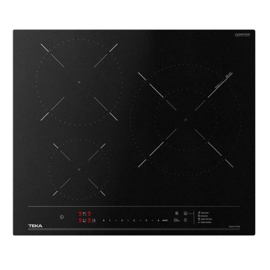 Placa de Inducción Teka IBC 63215 FST BM 3 Zonas 3600 W Negro Mate
