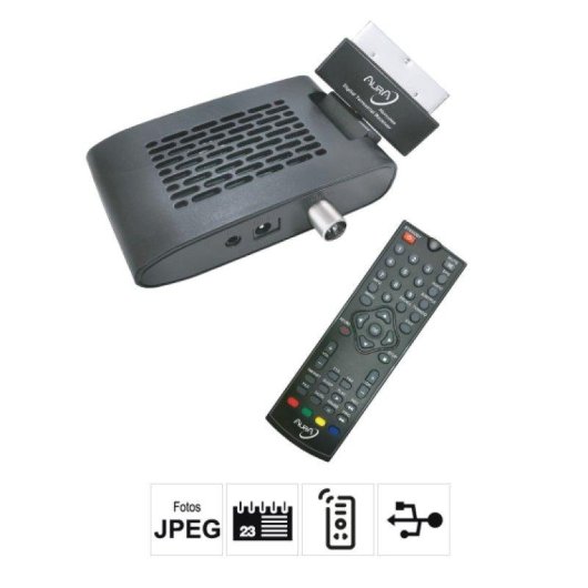 Receptor TDT y DVD INNOVA DVBT Hercules Negro