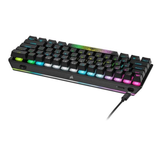Clavier Corsair K70 PRO MINI WIRELESS Optique 60% RGB Noir French