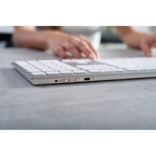 Clavier CHERRY KW 9100 Slim for Mac Sans fil Argent French