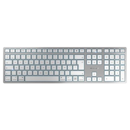 Clavier CHERRY KW 9100 Slim for Mac Sans fil Argent French