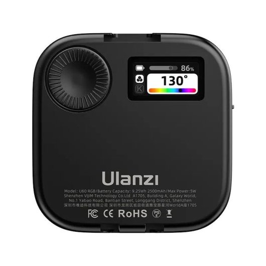 Luz continua LED Ulanzi U60 5 W CRI 95 2500-9000 K Batería
