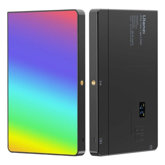 Luz continua Ulanzi LT003 15 W LED 2100 lx CRI 95 Bicolor 2500-9000 K Batería