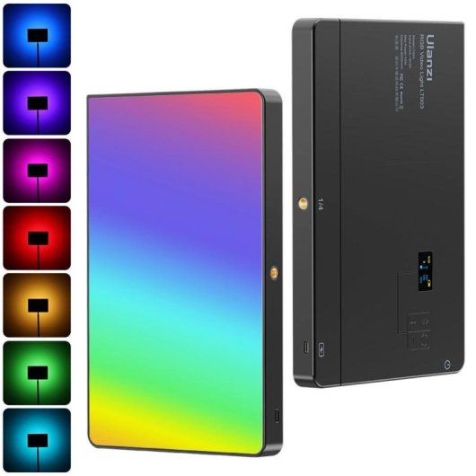 Luz continua Ulanzi LT003 15 W LED 2100 lx CRI 95 Bicolor 2500-9000 K Batería