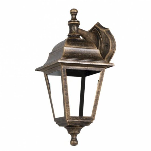 Fabrilamp Albahaca Buitenmuurlamp Oud Goud IP44 E27 35x15x19,7 cm