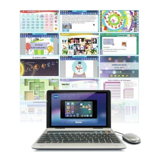 Computer educativo VTech Genio grigio ricaricabile 5-12 anni