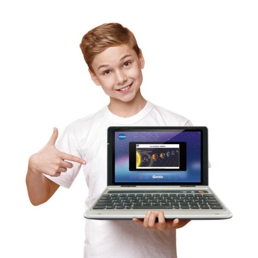 Computer educativo VTech Genio grigio ricaricabile 5-12 anni
