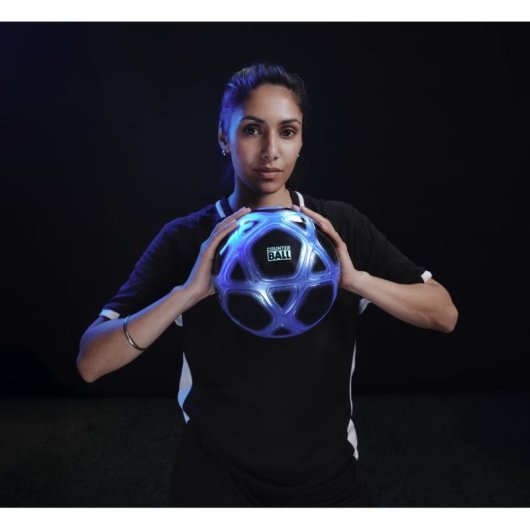 Bola de futebol interactiva FAMOSA Counter Ball luzes e sons