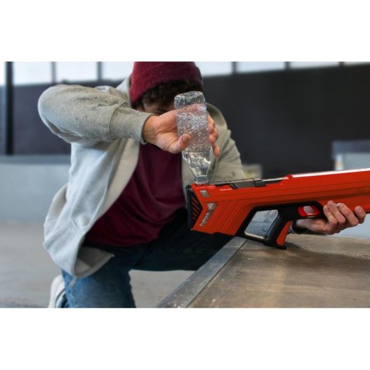 Pistola de água Spyra SpyraGO Vermelha Jato 8 m Ecrã LED 120 disparos