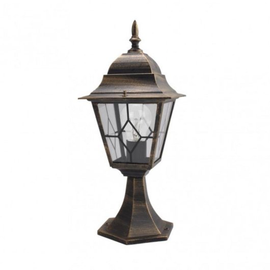 Aussenleuchte Fabrilamp Bootes Schwarz/Gold IP44 E27